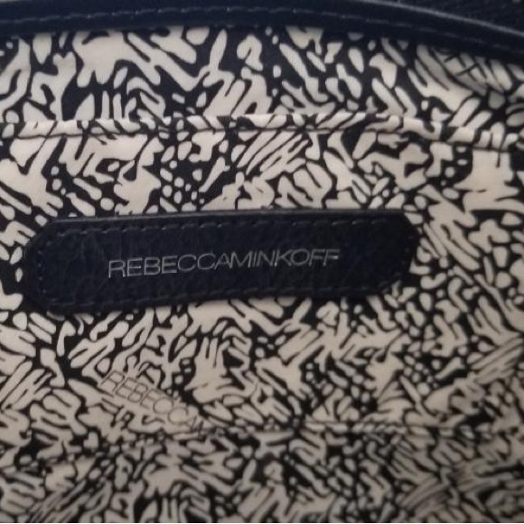 Rebecca Minkoff stuffed black envelope clutch bag size 13.5 w 10.5 h - Picture 2 of 3